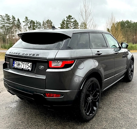 Land Rover Range Rover Evoque cena 99800 przebieg: 88000, rok produkcji 2015 z Kożuchów małe 277